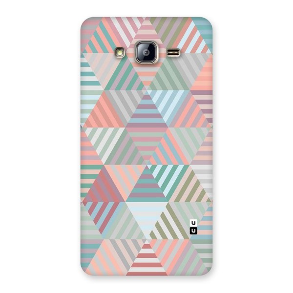 Abstract Triangle Lines Back Case for Galaxy On5