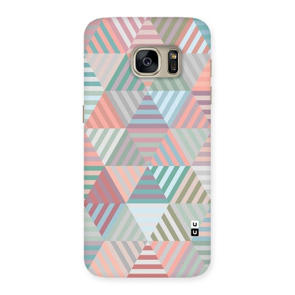 Abstract Triangle Lines Back Case for Galaxy S7