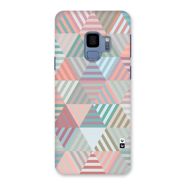 Abstract Triangle Lines Back Case for Galaxy S9