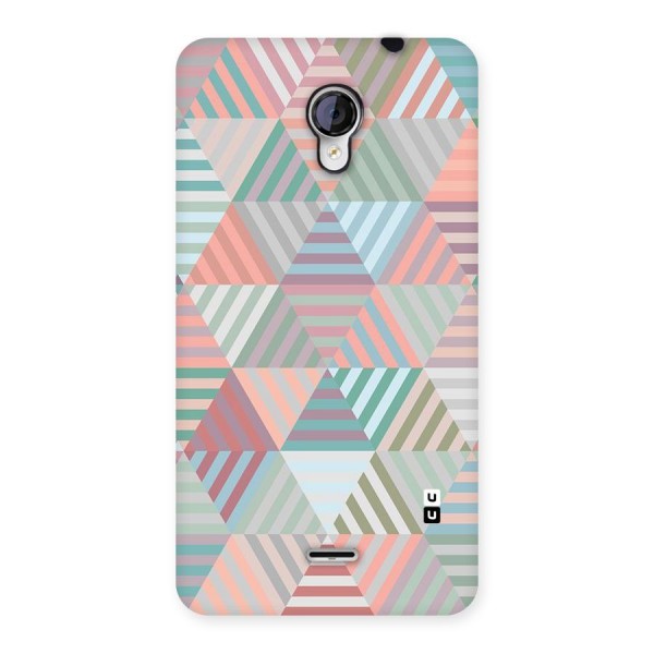 Abstract Triangle Lines Back Case for Micromax Unite 2 A106