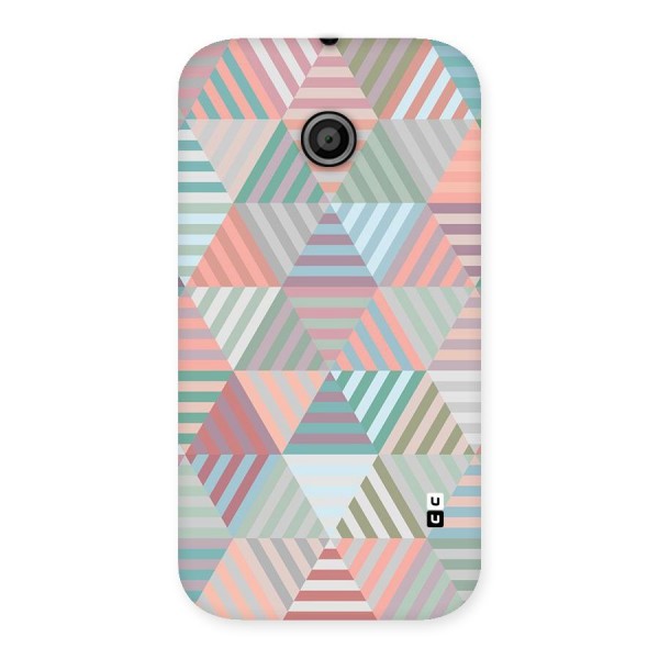 Abstract Triangle Lines Back Case for Moto E