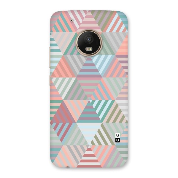 Abstract Triangle Lines Back Case for Moto G5 Plus