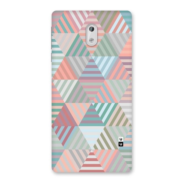 Abstract Triangle Lines Back Case for Nokia 3