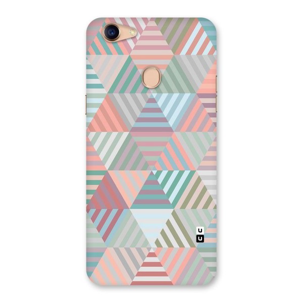 Abstract Triangle Lines Back Case for Oppo F5