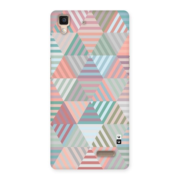 Abstract Triangle Lines Back Case for Oppo R7