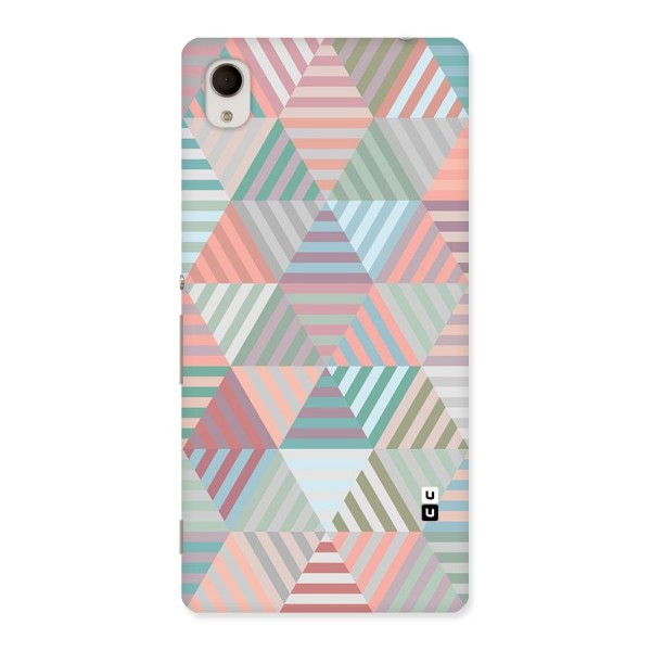 Abstract Triangle Lines Back Case for Sony Xperia M4