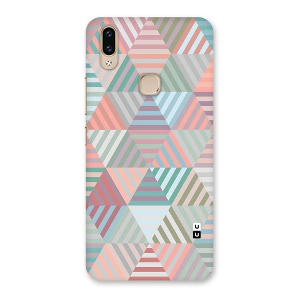 Abstract Triangle Lines Back Case for Vivo V9