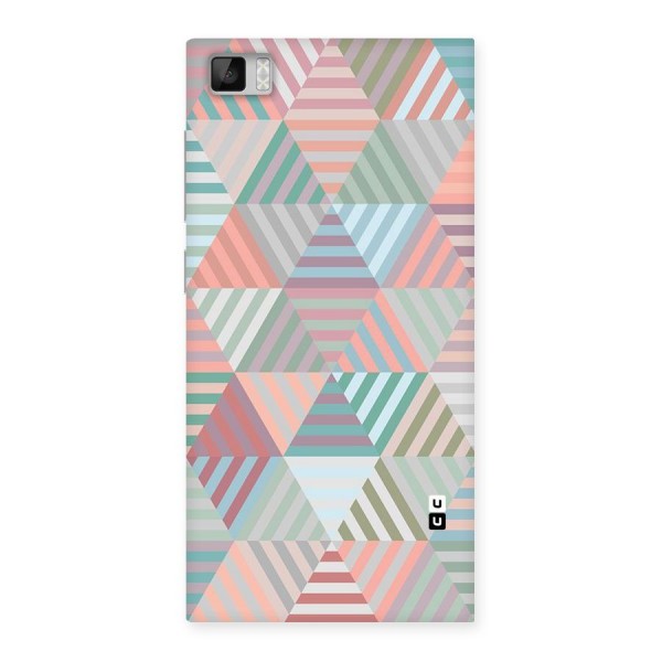 Abstract Triangle Lines Back Case for Xiaomi Mi3