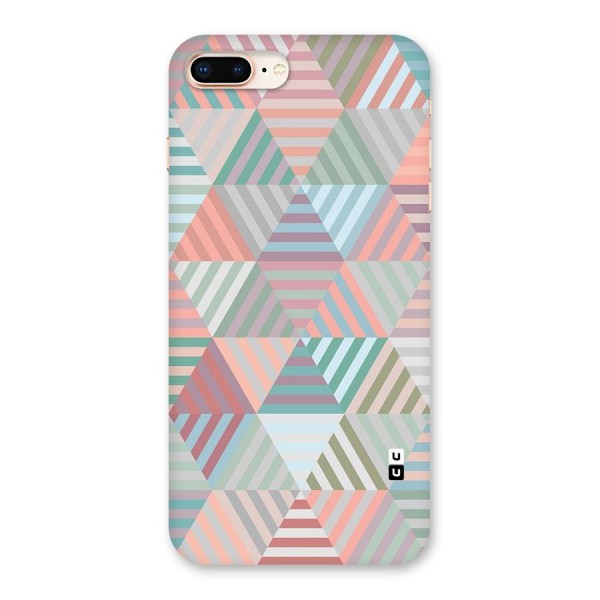 Abstract Triangle Lines Back Case for iPhone 8 Plus