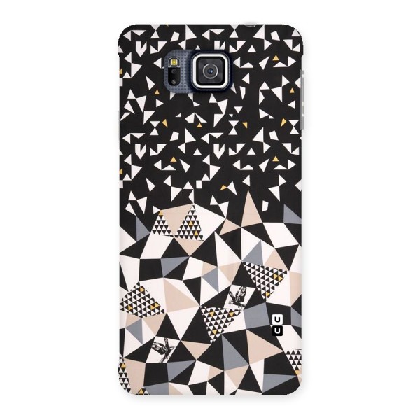 Abstract Varied Triangles Back Case for Galaxy Alpha