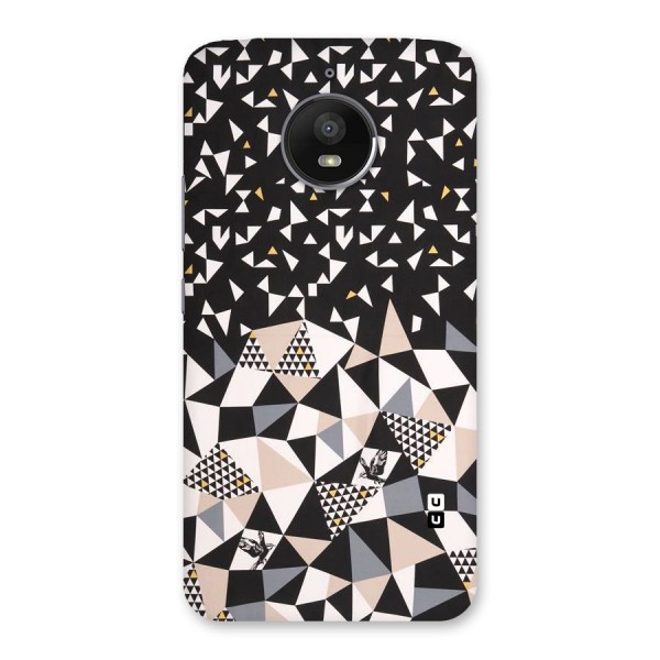 Abstract Varied Triangles Back Case for Moto E4 Plus