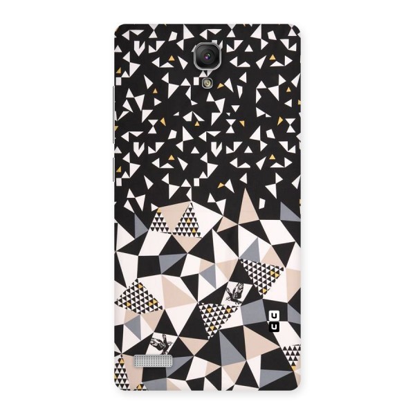 Abstract Varied Triangles Back Case for Redmi Note