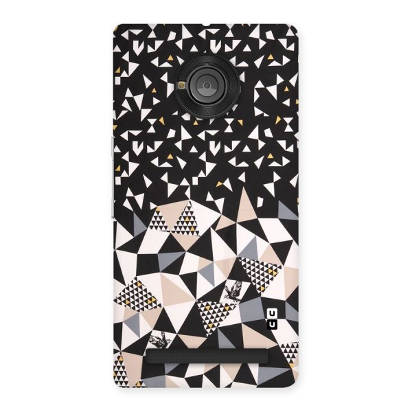 Abstract Varied Triangles Back Case for Yu Yuphoria