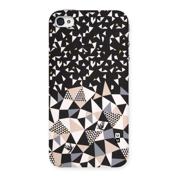 Abstract Varied Triangles Back Case for iPhone 4 4s