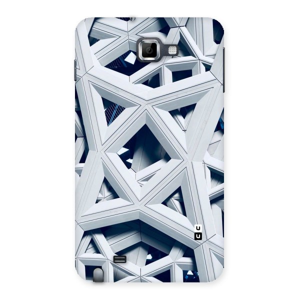 Abstract White Lines Back Case for Galaxy Note