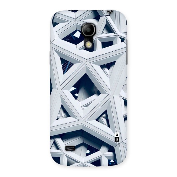 Abstract White Lines Back Case for Galaxy S4 Mini