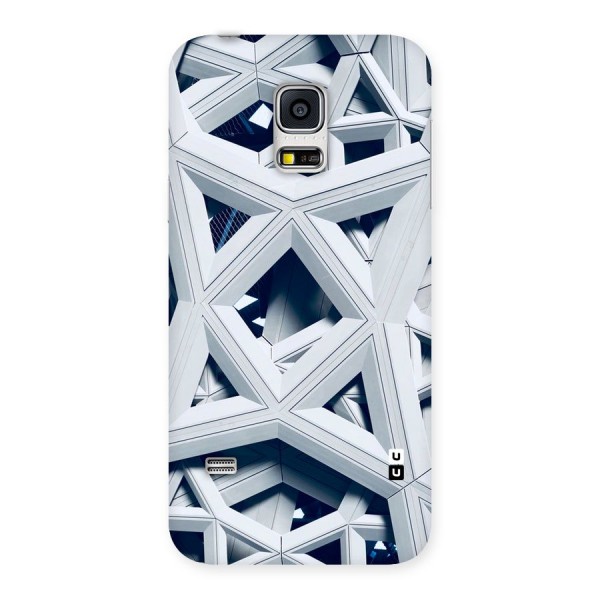 Abstract White Lines Back Case for Galaxy S5 Mini