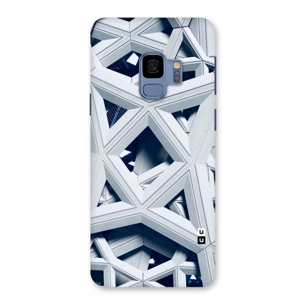 Abstract White Lines Back Case for Galaxy S9