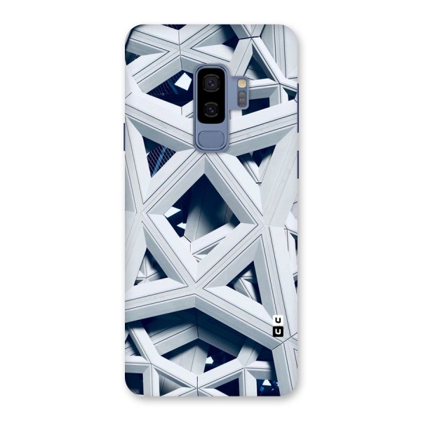 Abstract White Lines Back Case for Galaxy S9 Plus