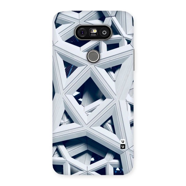 Abstract White Lines Back Case for LG G5