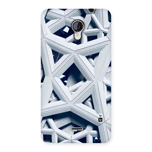 Abstract White Lines Back Case for Micromax Unite 2 A106