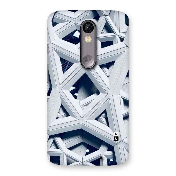 Abstract White Lines Back Case for Moto X Force