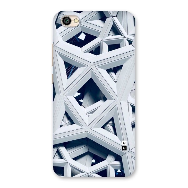 Abstract White Lines Back Case for Redmi Y1 Lite