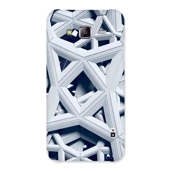 Abstract White Lines Back Case for Samsung Galaxy J5