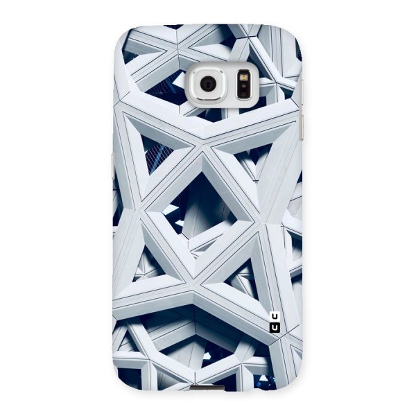 Abstract White Lines Back Case for Samsung Galaxy S6