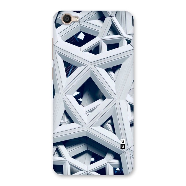 Abstract White Lines Back Case for Vivo Y55s