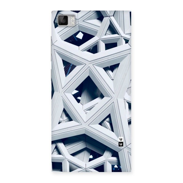 Abstract White Lines Back Case for Xiaomi Mi3