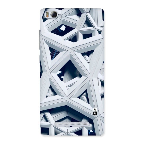 Abstract White Lines Back Case for Xiaomi Mi4i