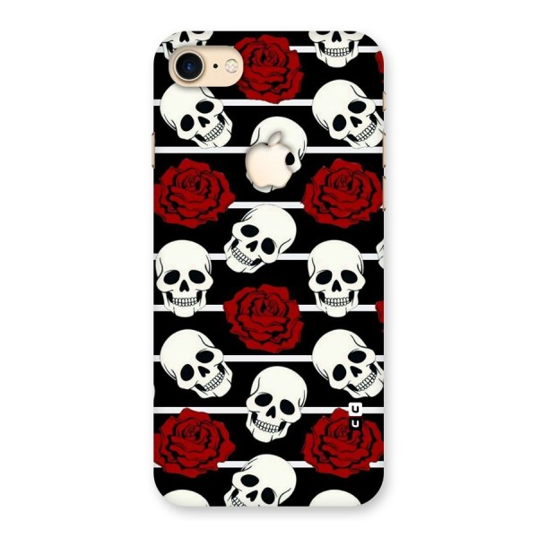 Adorable Skulls Back Case for iPhone 7 Apple Cut