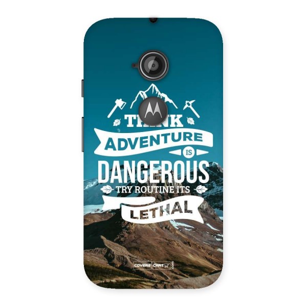 Adventure Dangerous Lethal Back Case for Moto E 2nd Gen