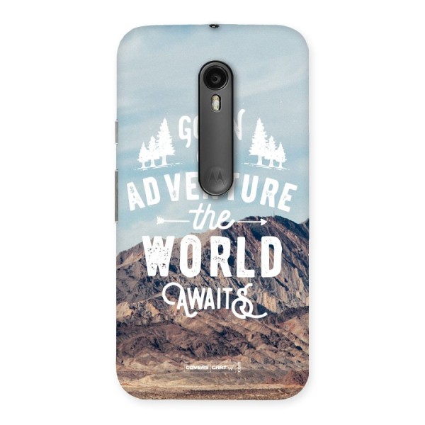 Adventure World Back Case for Moto G3