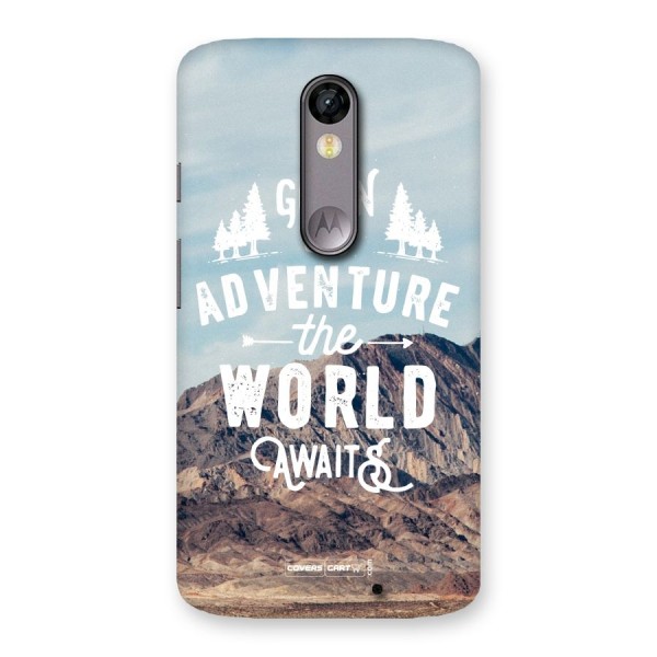 Adventure World Back Case for Moto X Force