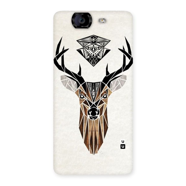 Aesthetic Deer Design Back Case for Canvas Knight A350