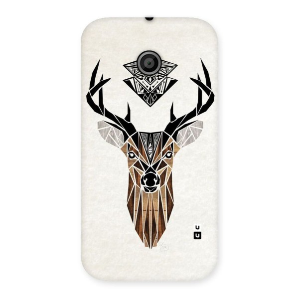 Aesthetic Deer Design Back Case for Moto E