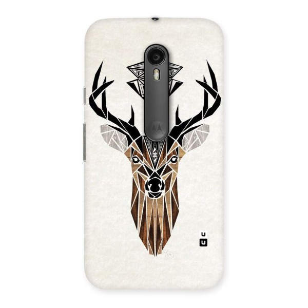 Aesthetic Deer Design Back Case for Moto G3