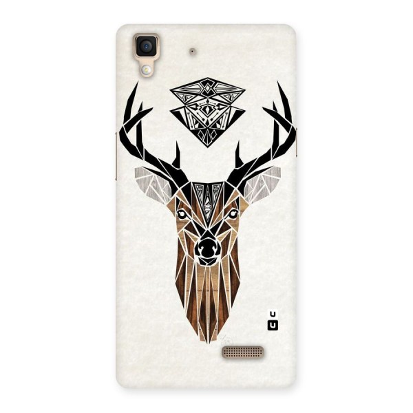 Aesthetic Deer Design Back Case for Oppo R7