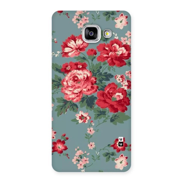 Aesthetic Floral Red Back Case for Galaxy A5 2016