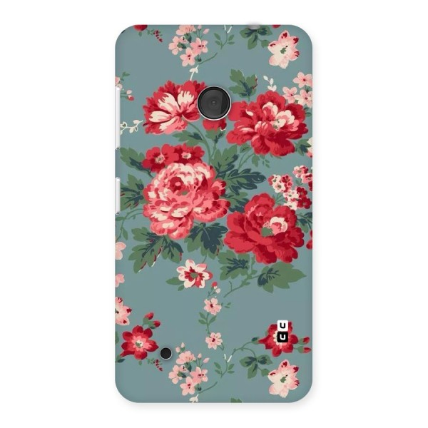 Aesthetic Floral Red Back Case for Lumia 530