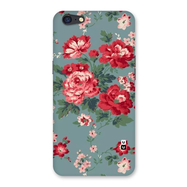 Aesthetic Floral Red Back Case for Oppo A71