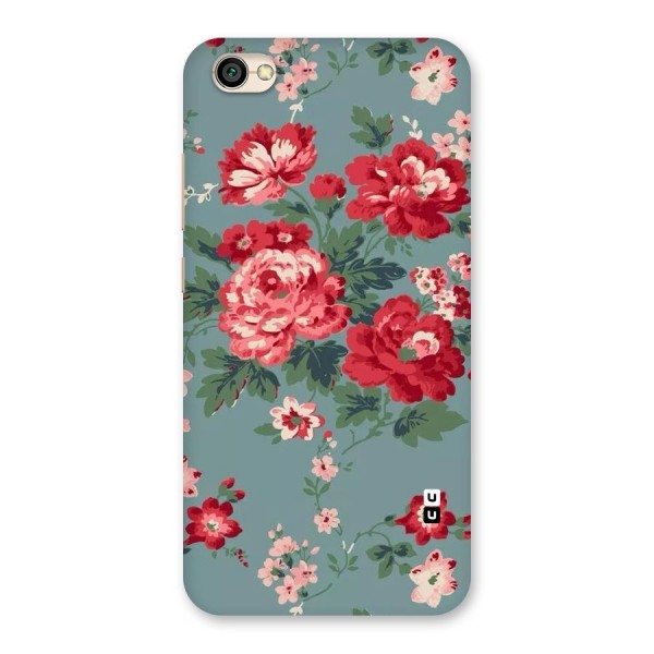 Aesthetic Floral Red Back Case for Redmi Y1 Lite