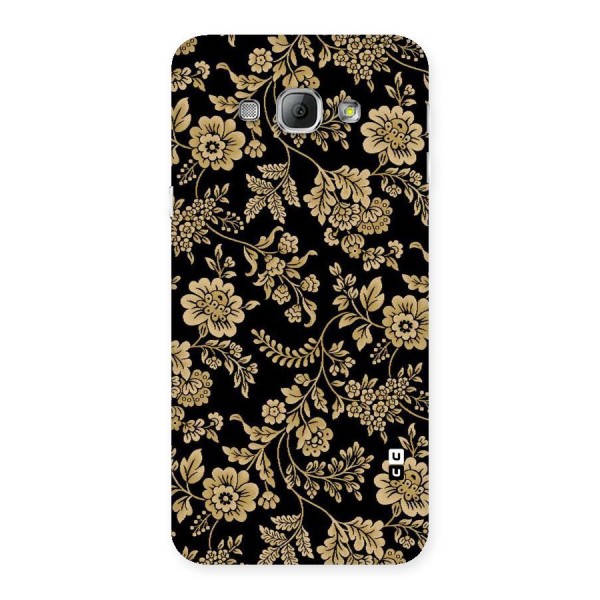 Aesthetic Golden Design Back Case for Galaxy A8