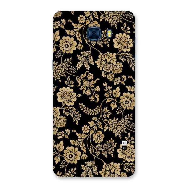 Aesthetic Golden Design Back Case for Galaxy C7 Pro