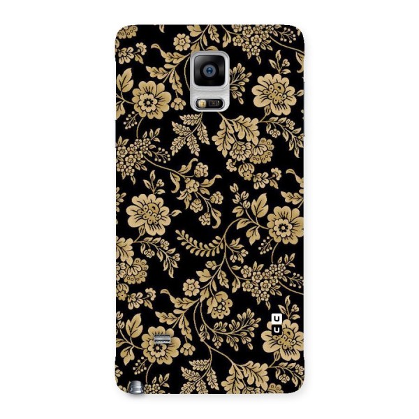 Aesthetic Golden Design Back Case for Galaxy Note 4