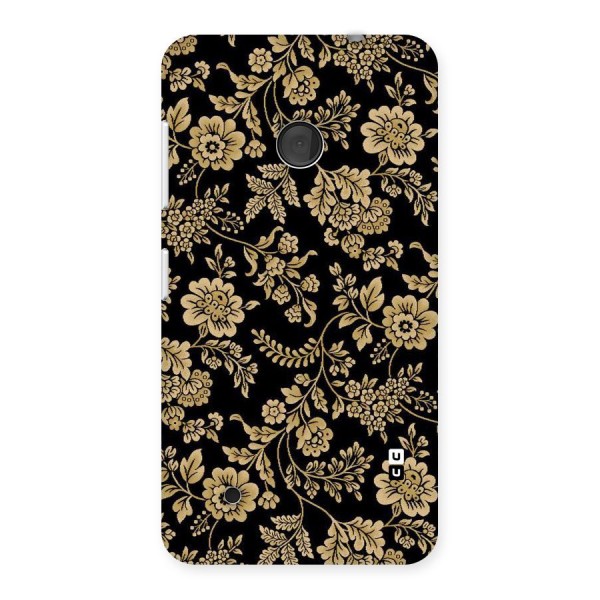 Aesthetic Golden Design Back Case for Lumia 530