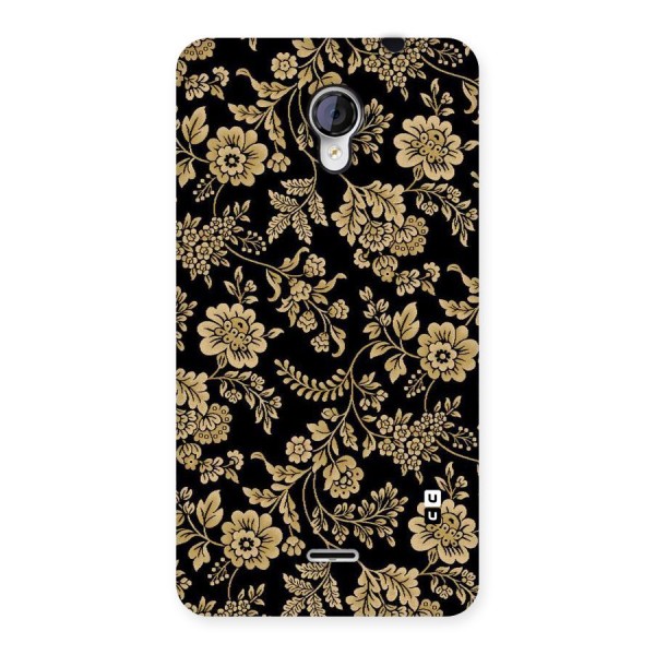 Aesthetic Golden Design Back Case for Micromax Unite 2 A106