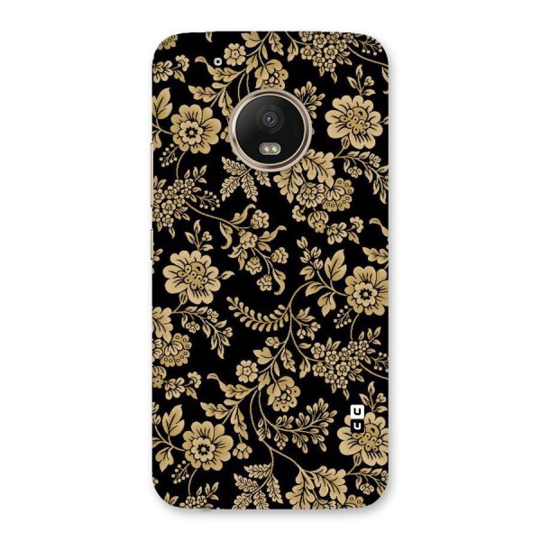 Aesthetic Golden Design Back Case for Moto G5 Plus